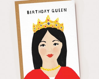 Birthday Queen Card