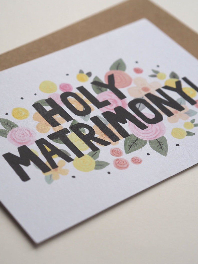 Holy Matrimony Card image 2