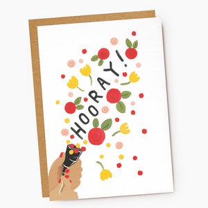 Hooray! Feier-Karte