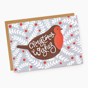 Cartão de Natal Robin
