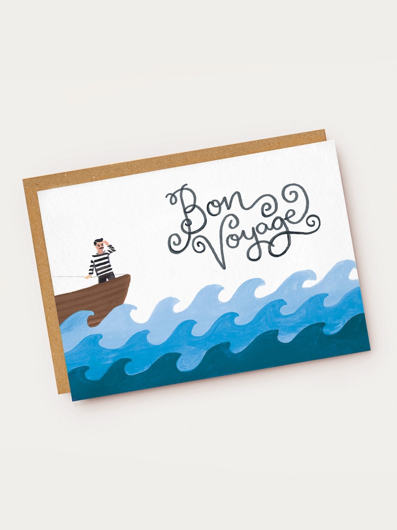 Bon Voyage Leaving Card image 1