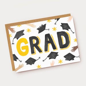 Carte de célébration des diplômés