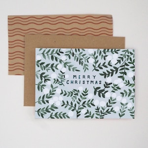 Mistletoe Christmas Greeting Card