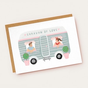 Karawane Der Liebe Valentinstag Karte