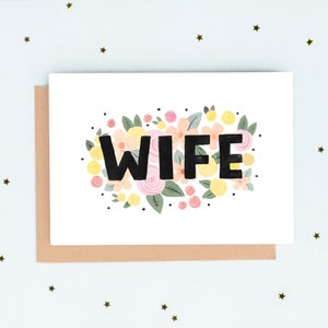 Carte florale femme