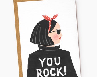 You Rock! Friendship Card