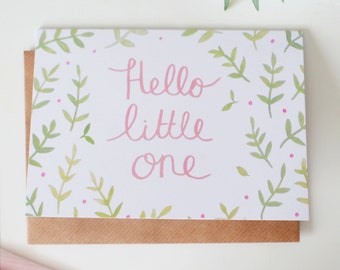 New Baby Card, Pink or Blue