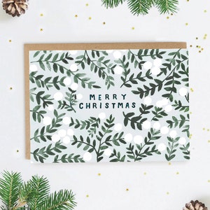 Mistletoe Christmas Greeting Card