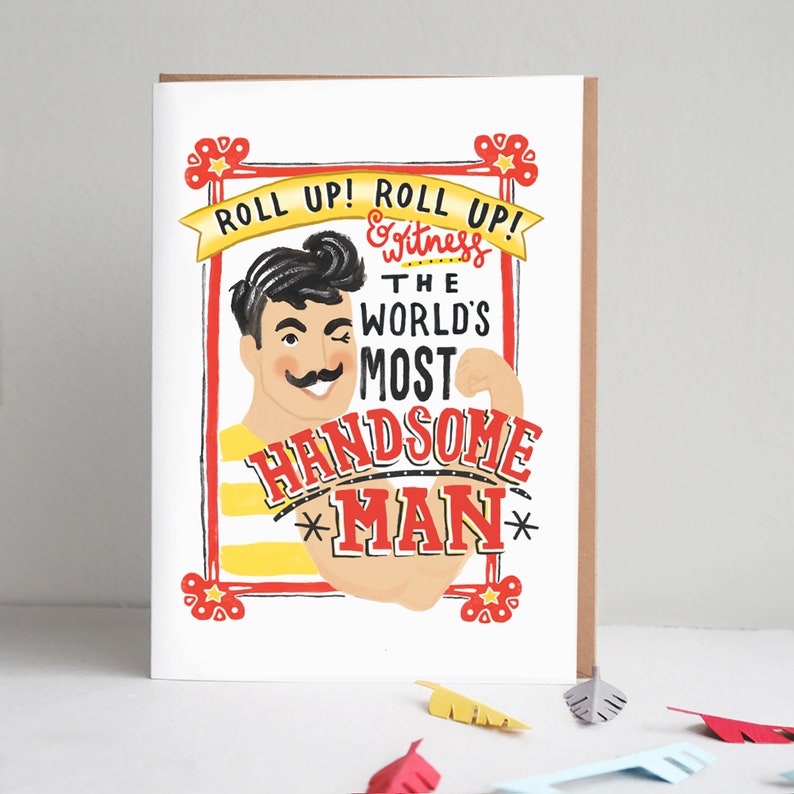 World/'s Most Handsome Man Valentine Card