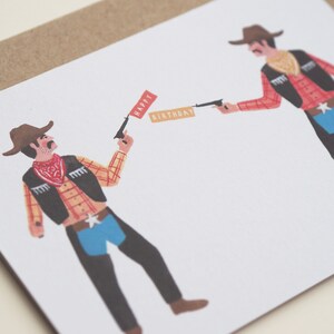 Cartão de aniversário de cowboy imagem 2
