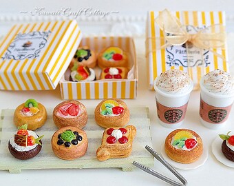 Dolls House Miniature Luxury Shopping Bags Jewellery Cake Sweets Easter Drink