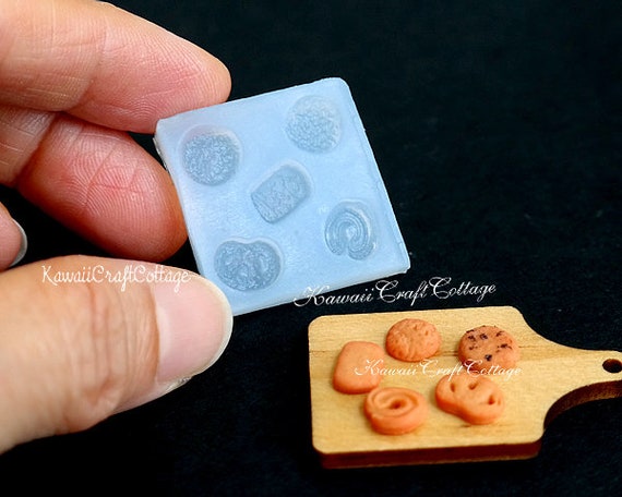 Dollhouse Miniature Food Mold Miniature Cookies Biscuits Mold