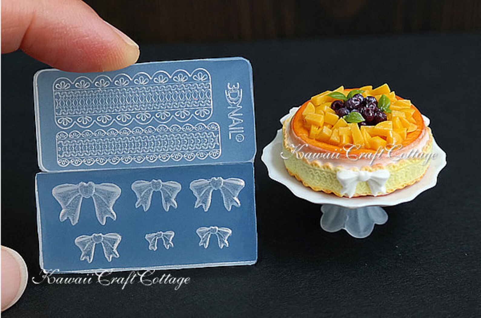 Dollhouse Miniature Molds Lace Ribbon Silicone Mold Miniature Etsy