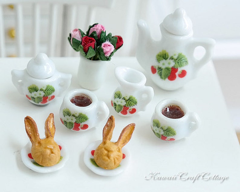 Dollhouse miniature Easter cookies 1:12