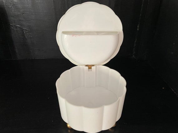 Vintage White Plastic Container by Menda Co. -  P… - image 6