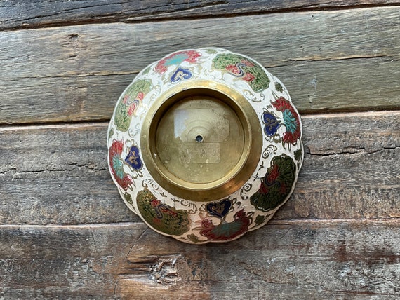 Vintage Brass Open bowl Dish | Brass Trinket Dish… - image 10