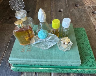 Vintage Avon Perfume Bottle Collection – Assorted Mini Bottles, 1960s–70s Cologne & Fragrance Samplers, Vanity Decor - Lot of 7
