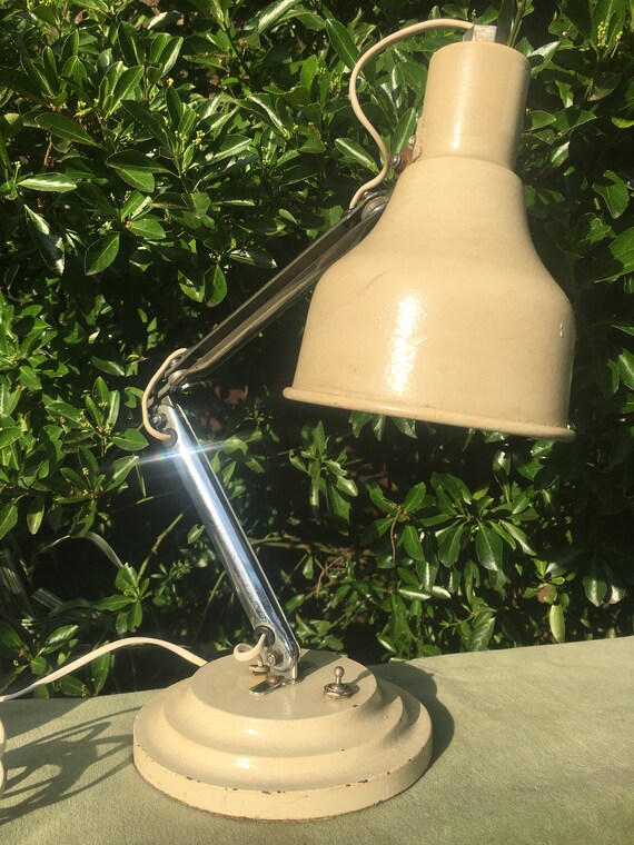 Vintage Industrial Machinists 1930s Desk Lamp Anglepoise Style Etsy