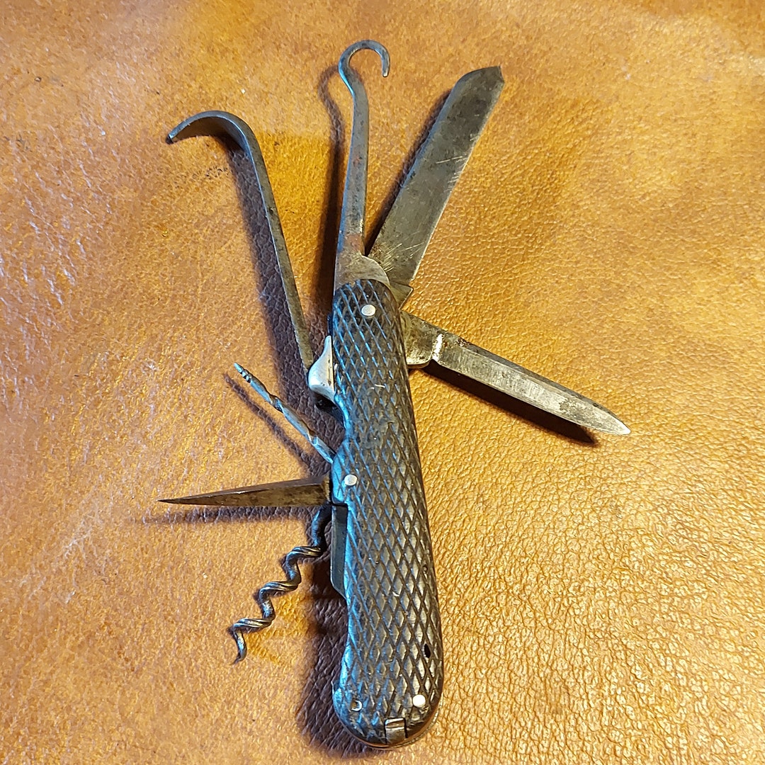 Victorian Horseman's Knife Multitool Stag Horn Knife 19th Century Etsy