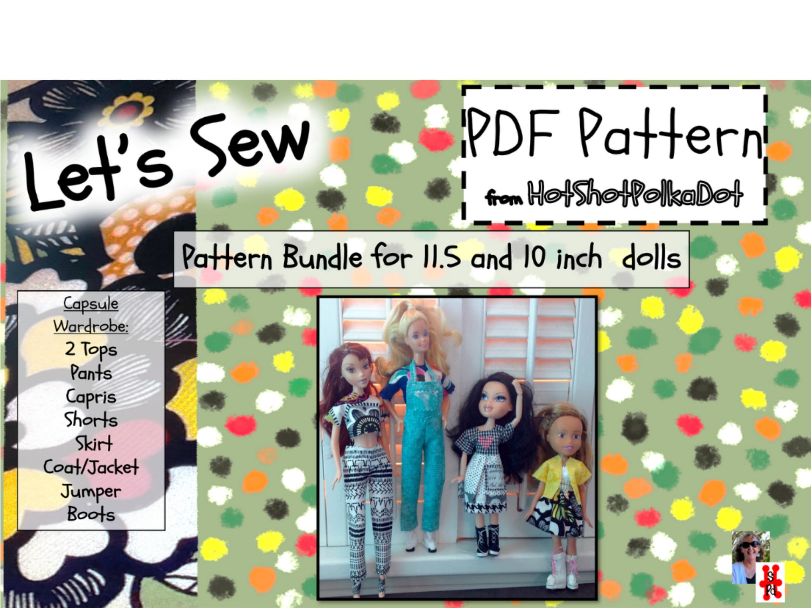 PDF PATTERN Crochet 12 13 Inch MGA Big Bratz Doll Tank Top Shorts