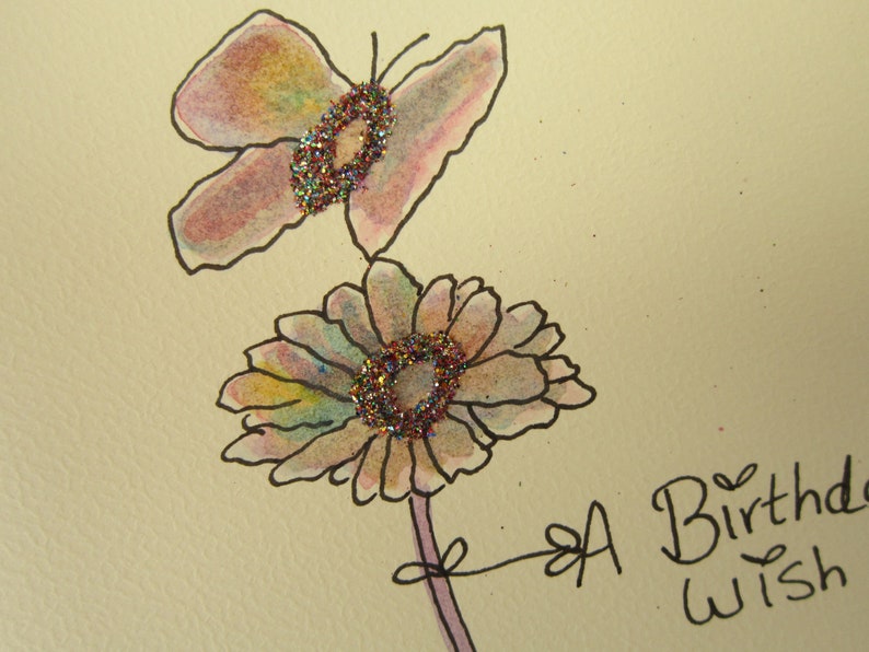 Set of cards watercolour original watercolour cards flower cards butterfly cards birthday pack cards birthday cards pack of cards