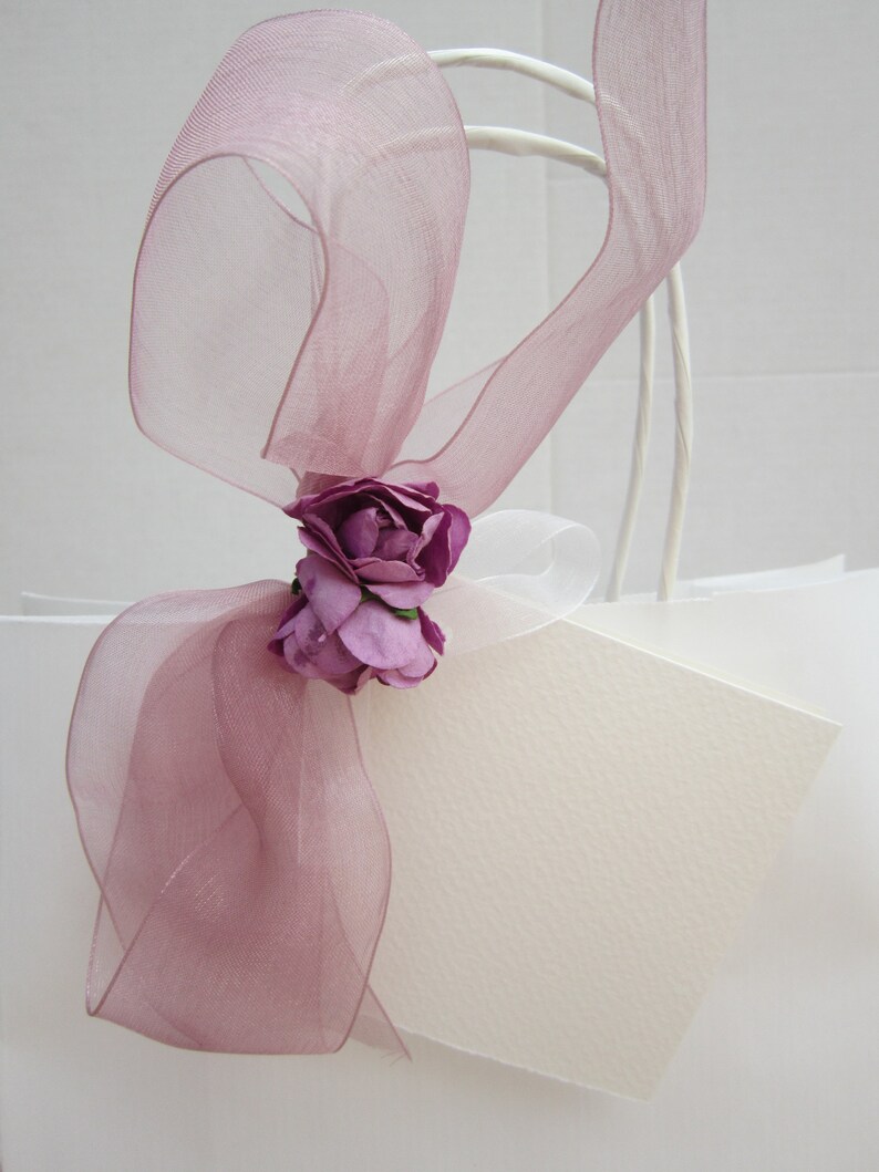 Paper Roses Gift Bag wedding gift bag roses gift bag Etsy