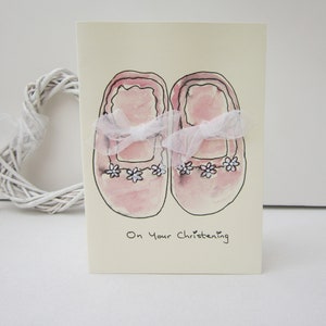 Carte peinte à la main, carte de naissance, baby shower, carte de baptême, carte de bébé garçon, carte de baptême, à personnaliser, cadeau de bébé, fait main, carte de bébé