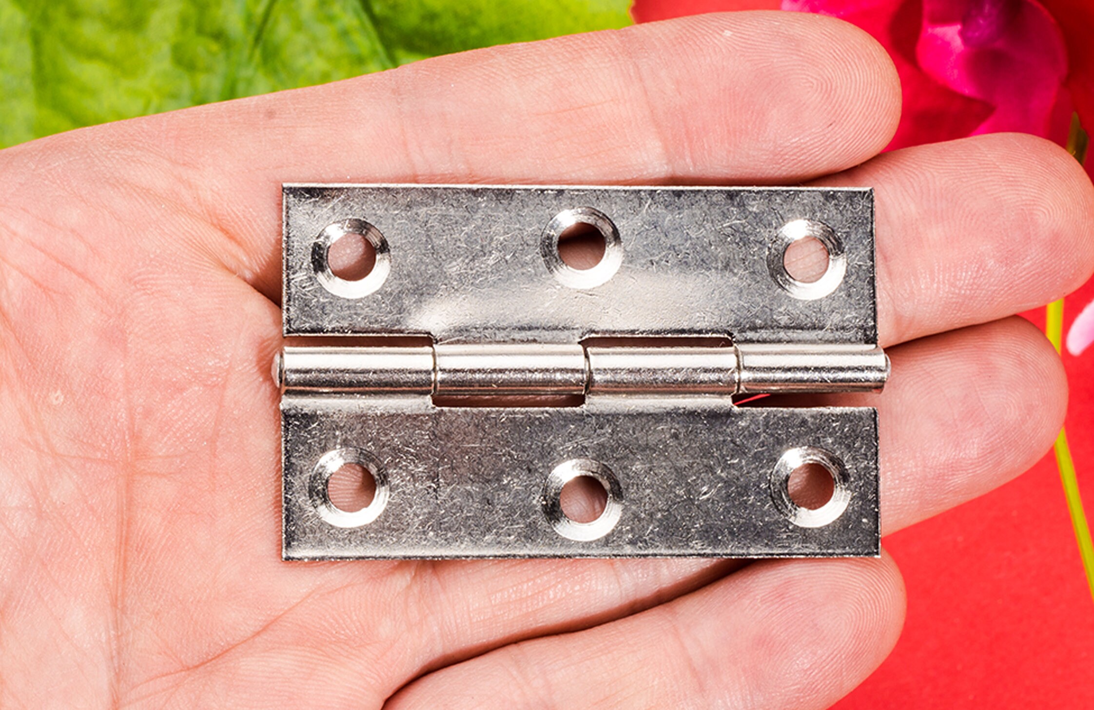 4 Stainless Steel Hinges Silver Box Gemel Electroplate Etsy