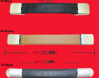 4PCS Plastics luggage Handles - Black Color Drop Cosmetics Pulls Hardware - 8.1" (206mm) – p74