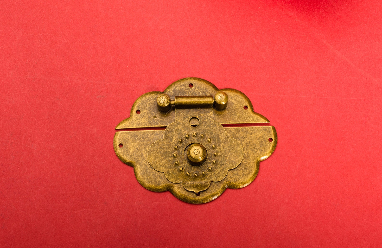 Flower Side Hasp Ancient Bronze Metal Hidden Lock Catch - Etsy