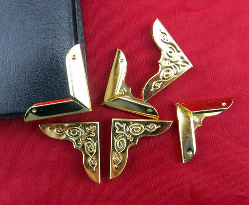 Vintage Yellow Bookends Iron 3 Side Album Notebook Tone Book Etsy