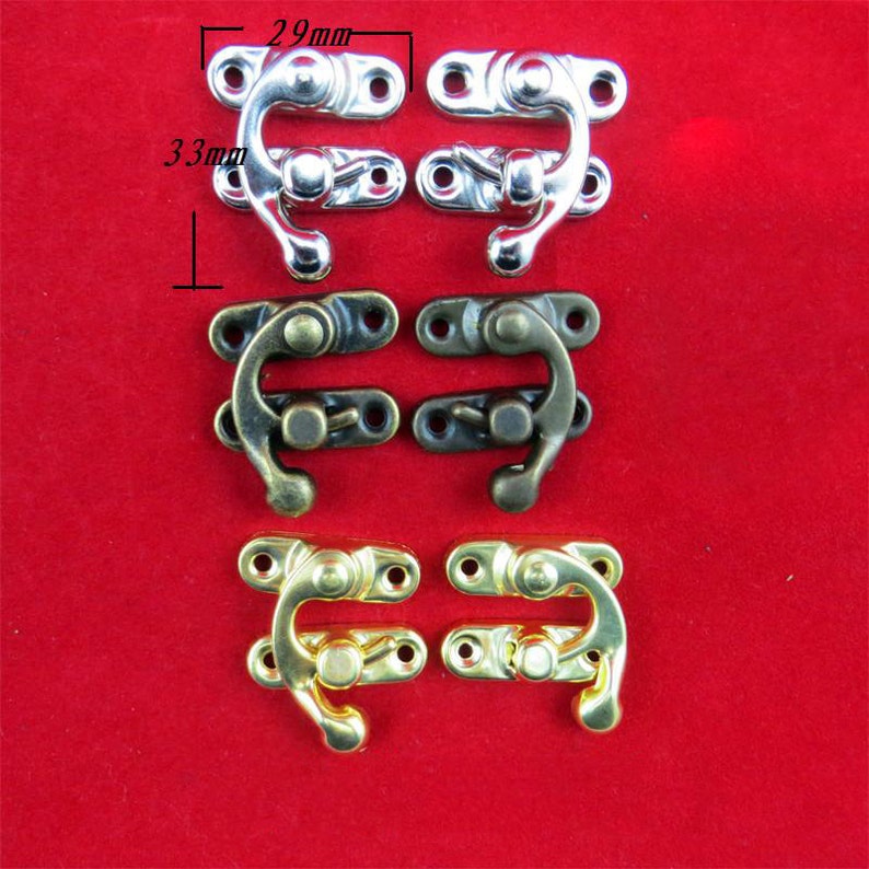 10 Swing Oxhorn Latches Classic Wooden Box Hollow Hasp Lock Etsy