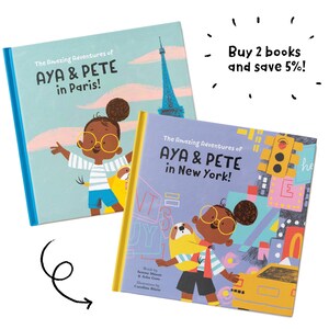 Buch Aya & Pete in Paris individuelles Kindergeschenk both Paris and NY!