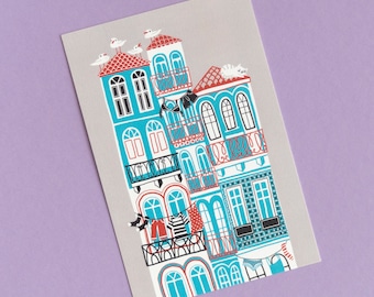 Mini Art Print - Seaside Town - Porto, Portugal