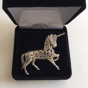 Vintage Jezlaine Sterling UNICORN Pin/Jezlaine Silver UNICORN Pin/Jezlaine Unicorn Pin/Jezlaine Sterling Unicorn/Jezlaine Pin/Jezlaine