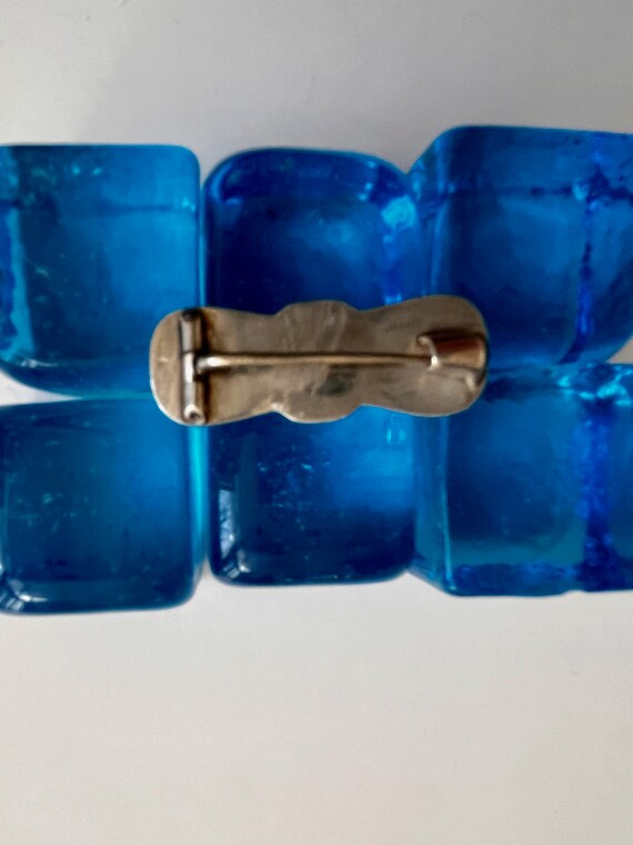 Sterling Initial F Pin/Etched Initial Pin/Vintage… - image 6