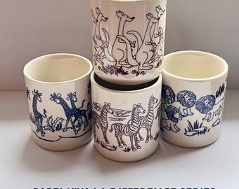 Taza de animales Viva La Difference de PAPEL, Larga vida a la diferencia Taza de animales PAPEL