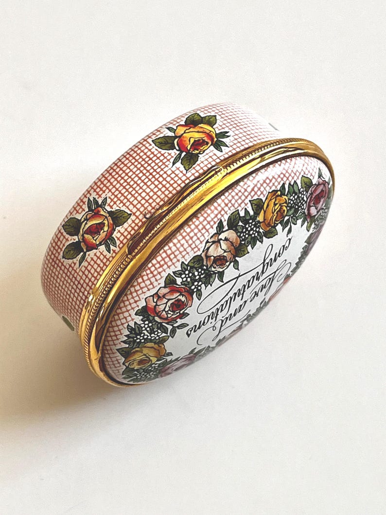 Halcyon Days Enamels Trinket Box