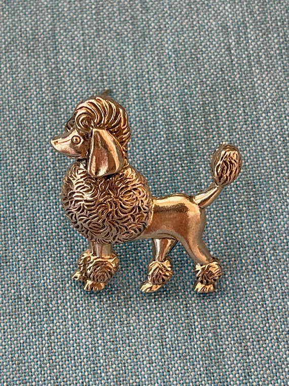 50s poodle pin - Gem