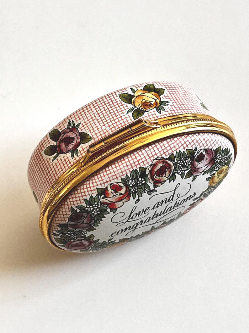 Halcyon Days Enamels Trinket Box