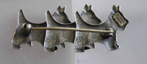 Beau Dog Pin/Beau Sterling Scottie Dog Pin/Sterli… - image 5