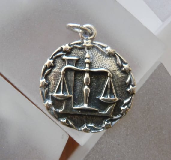 Vintage Sterling SCORPIO Charm Pendant/Sterling S… - image 7