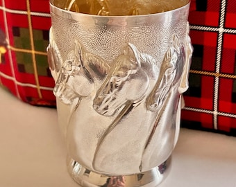 Copa Mint Julep de plata esterlina de Tiffany & Co./Trofeo de caballos de las pruebas hípicas de Fitch's Corner 2001/Fitch's Corner Millbrook, Nueva York/Trofeo de plata esterlina