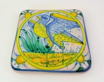Fratantoni para Vietri Salvamanteles para azulejos firmado, Salvamanteles para azulejos Fratantoni