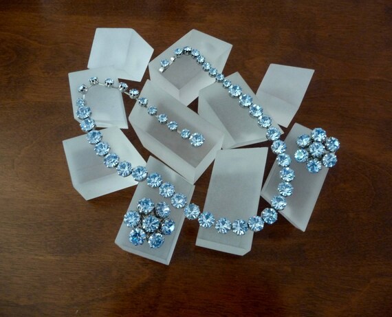 Weiss Red RhinestoneEarrings/Weiss Rhinestone Ear… - image 10