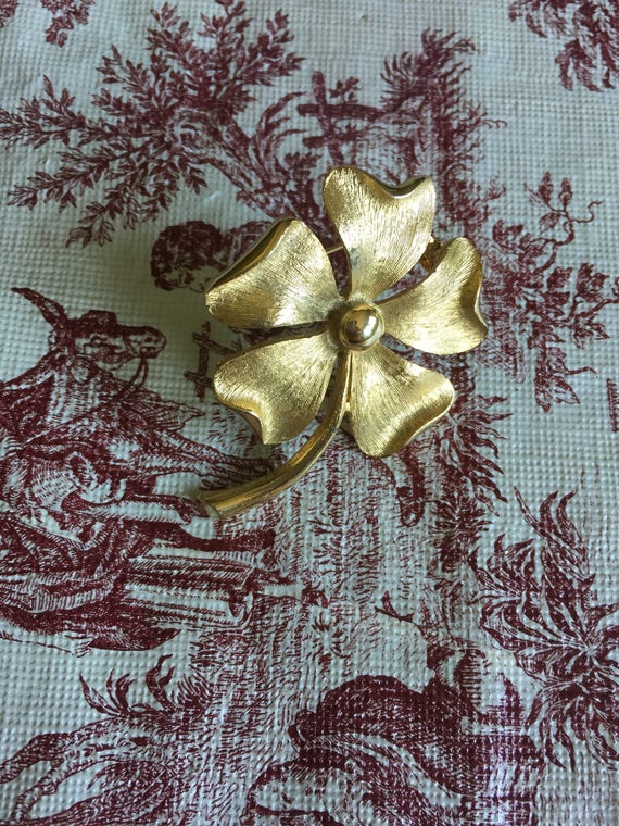 Sarah Coventry Pin/Sarah Coventry Gold Tone Pin/S… - image 4