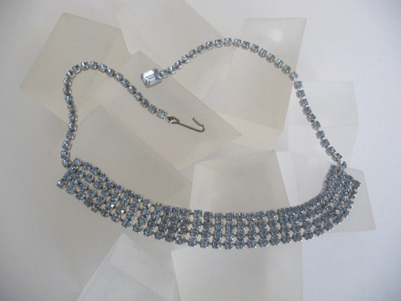 Weiss Rhinestone Necklace/Weiss Grey Pear/Tear Dr… - image 9