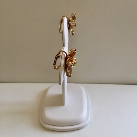 Weiss TOPAZ Earrings/Weiss Topaz Flower Earrings/… - image 8