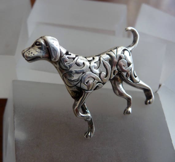 Vintage Jezlaine Sterling Dog Pin/Vintage Jezlain… - image 7