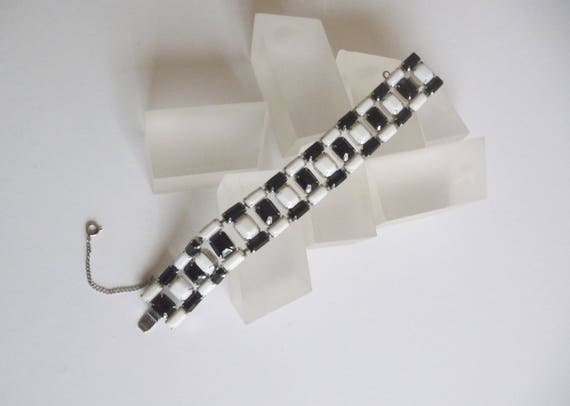 Weiss Black and White Necklace/Weiss Black and Wh… - image 6